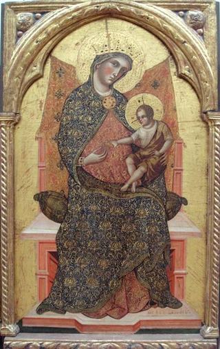 Дева Мария с Младенцем, 1354