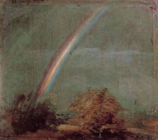 Пейзаж с двойной радугой, 1812 - Джон Констебль
