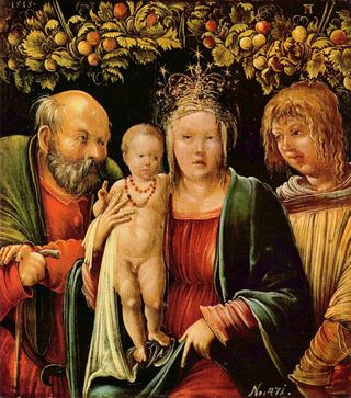 Святое семейство с ангелом, 1515