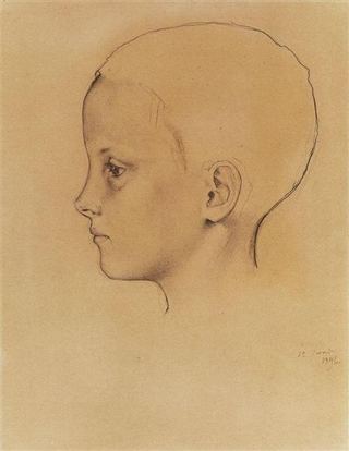 Девушка Оля 1, 1896 - Константин Сомов