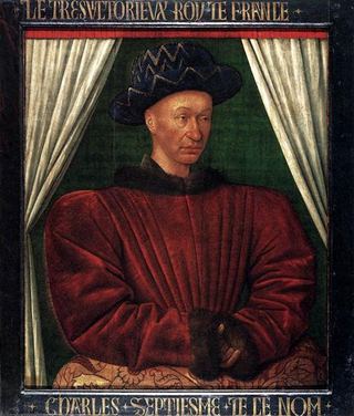 Портрет Карла VII, короля Франции, c.1445