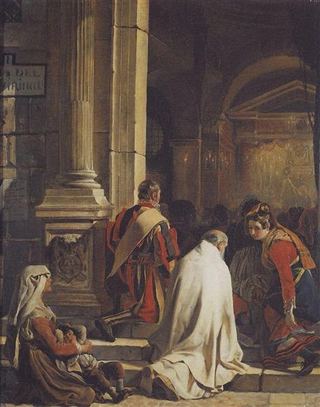 Вечерня, 1825 - Карл Брюллов