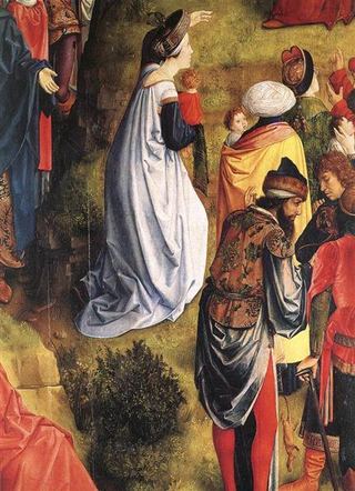 Голгофский триптих (фрагмент), 1465 - 1468 - Юстус ван Гент