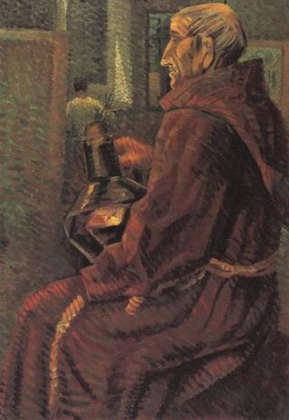 Сидящий монах, 1925