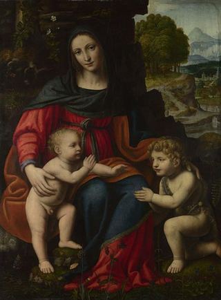 Богоматерь с младенцем и святым Иоанном, c.1510