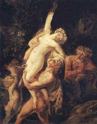 Сатир и вакханка (Вакханалия), 1824 - Карл Брюллов