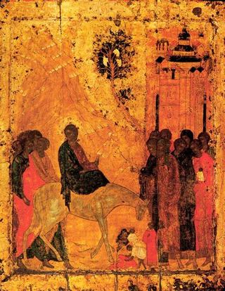 Вход Господень в Иерусалим, 1405
