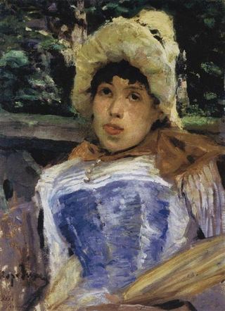 Портрет хористки, 1883 - Константин Коровин