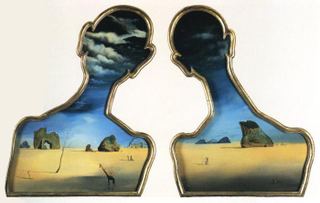 Пара с головами, полными облаков, 1936