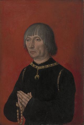 Портрет Лодевейка ван Груутузе, около 1472 – около 1482, Музей Грёнинге, 0040259000
