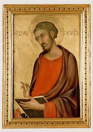 Святой Лука, 1330 - Симона Мартини