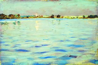 Последние лучи. Озеро. 1898-1899