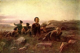 Пластуны под Севастополем. 1874 К. на х.