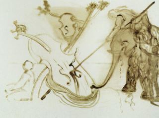 Воин верхом на слоне, побеждающий виолончель, 1983