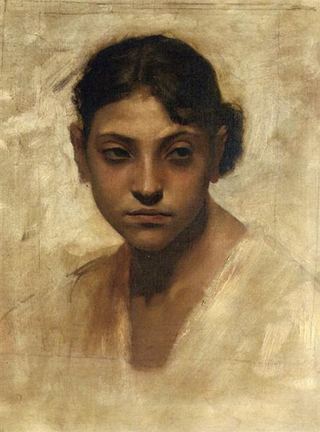 Голова девушки с Капри, c.1878