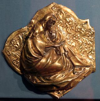 Никола да Гуардиагреле, фрагменты серебряного креста коллегиальной церкви Гуардиагреле, 1431, 01