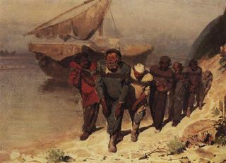 Бурлаки на Волге, 1870 - Илья Репин