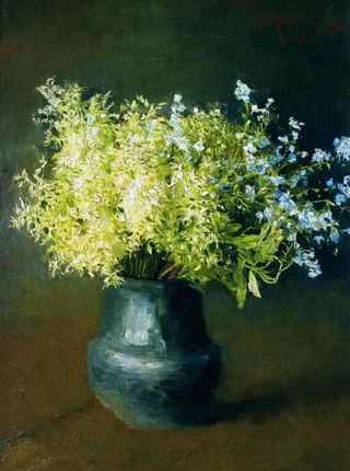 Лесные фиалки и незабудки. 1889