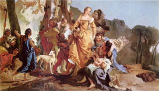 Нахождение Моисея, c.1730