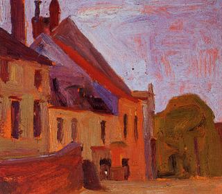 Дома на городской площади в Клостернойберге, 1908