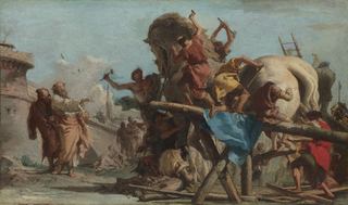 Строительство Троянского коня, 1760