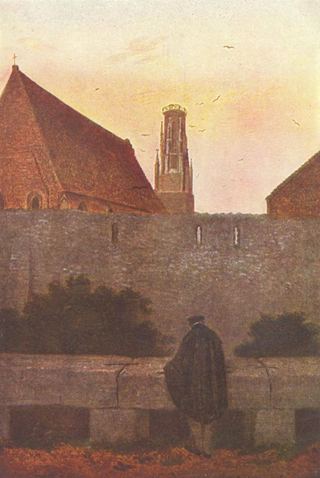 У городской стены, 1800