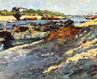 Баржи на Сене, 1905