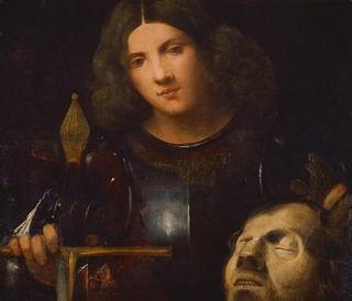 Давид с головой Голиафа, 1510