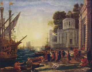 Клеопатра высаживается в Тарсе, 1642