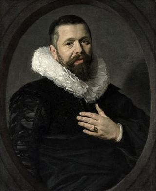 Портрет бородатого мужчины с ершем, 1625 - Франс Хальс