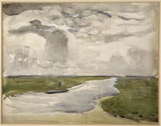 Извилистый пейзаж с рекой, 1906 - 1907