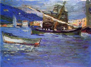 Рапалло Серый день, 1905 - Василий Кандинский