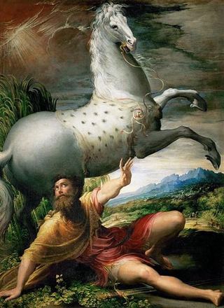 Обращение Святого Павла, 1527 - 1528 - Пармиджанино