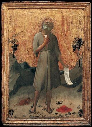 Святой Кающийся Иероним, c.1424 - Из Анджелико