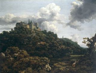 Замок Бентхайм, 1653 - Якоб ван Рейсдал