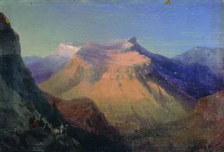 Вид Гуниба 1868