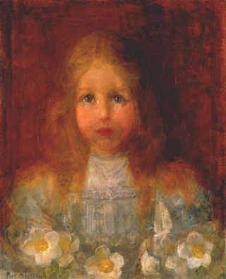 Портрет девушки с цветами, 1900