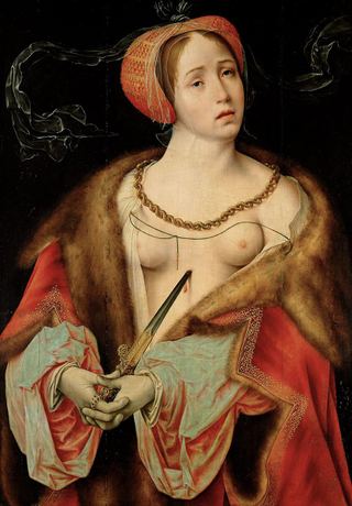 Смерть Лукреции, c.1520 - c.1525 - Йоос ван Клев