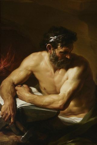 Вулкан, 1750 - Помпео Батони