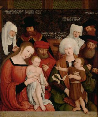 Святое семейство, 1520 - Бернхард Стригель