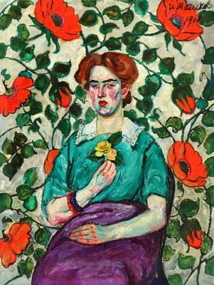 Женский портрет. Минск, 1908 - Илья Машков
