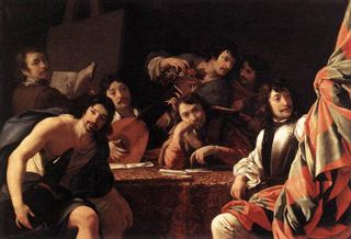 Сбор друзей, 1640 - 1642 - Эсташ Ле Сюёр