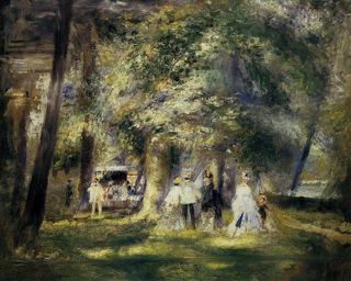 В парке Сен-Клу, 1866
