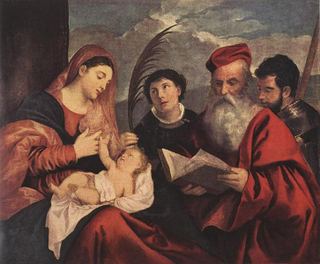 Мария с младенцем и святыми, c.1510