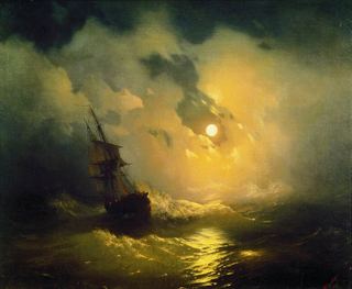 Буря на море ночью 1849 89х106