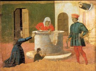 Святая Елизавета спасает мальчика, c.1460