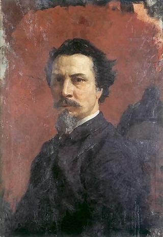 Неоконченный автопортрет, c.1876 - Генрих Семирадский
