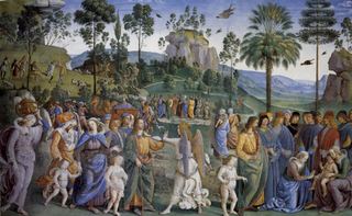 Путешествие Моисея и обрезание второго ребенка, 1481 - 1483