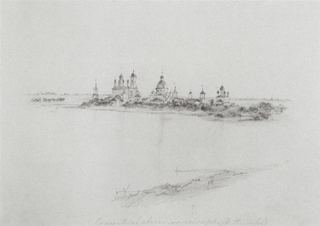 Спасо-Иаковский монастырь в Ростове, 1860 - Василий Поленов