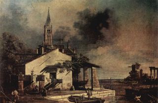 Пейзаж с лагуной, 1741